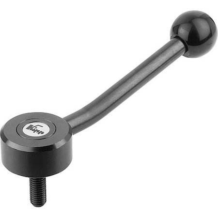 Adjustable Tension Levers Low Profile, External Thread, 15°, Metric